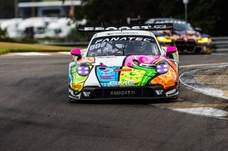 #32 Porsche 911 GT3-R of Kyle Washington and Tom Sargent, GMG Racing, GT World Challenge America, Pro-Am, FANATEC GT World Challenge America Powered by AWS, Barber Motorsports Park, Leeds, AL September 6 - 8 2024.
 | Fabian Lagunas