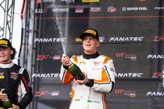 #163 Ferrari 296 GT3 of Jay Schreibman and Oswaldo Negri, AF Course, GT World Challenge America, Am, FANATEC GT World Challenge America Powered by AWS, SRO America, Barber Motorsports Park, Leeds, AL September 6 - 8 2024.
 | Fabian Lagunas