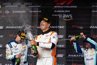 #163 Ferrari 296 GT3 of Jay Schreibman and Oswaldo Negri, AF Course, GT World Challenge America, Am, FANATEC GT World Challenge America Powered by AWS, SRO America, Barber Motorsports Park, Leeds, AL September 6 - 8 2024.
 | Fabian Lagunas