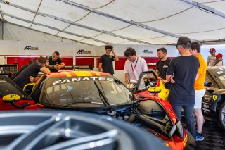 Paddock at FANATEC GT World Challenge America Powered by AWS, SRO America, Barber Motorsports Park, Leeds, AL September 6 - 8 2024.
 | Fabian Lagunas