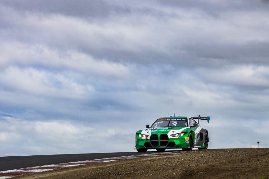 #99 BMW M4 GT3 EVO of Kenton Koch and Connor De Phillippi, Random Vandals Racing, Pro, GT World Challenge America Powered by AWS, SRO America, Sonoma Raceway, Sonoma, CA, March 28-30, 2025.
