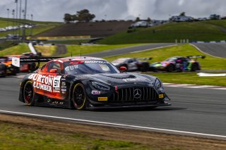 #91 Mercedes-AMG GT3 of Jeff Burton and Philip Ellis, Regulator Racing, Pro-Am, GT World Challenge America Powered by AWS, SRO America, Sonoma Raceway, Sonoma, CA, March 28-30, 2025.
 | Fabian Lagunas | www.lagunasphotography.com | For SRO Motorsports Group 2025
