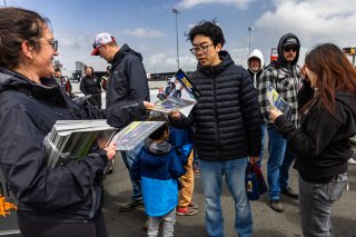 Grid walk at GT World Challenge America Powered by AWS, SRO America, Sonoma Raceway, Sonoma, CA, March 28-30, 2025.
 | Fabian Lagunas | www.lagunasphotography.com | For SRO Motorsports Group 2025