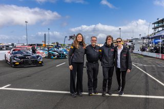 Grid walk at GT World Challenge America Powered by AWS, SRO America, Sonoma Raceway, Sonoma, CA, March 28-30, 2025. Stephane Ratal, Greg Gill, Robbie, Montinola, Natasha Masterson, SRO
 | Fabian Lagunas | www.lagunasphotography.com | For SRO Motorsports Group 2025