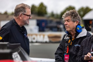 Grid walk at GT World Challenge America Powered by AWS, SRO America, Sonoma Raceway, Sonoma, CA, March 28-30, 2025. Greg Gill, SRO CEO
 | Fabian Lagunas | www.lagunasphotography.com | For SRO Motorsports Group 2025