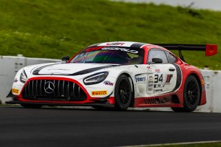 #34 Mercedes-AMG GT3 of Michai Stephens and Mikael Grenier, JMF Motorsports, Pro, GT World Challenge America Powered by AWS, SRO America, Sonoma Raceway, Sonoma, CA, March 28-30, 2025.
 | Fabian Lagunas