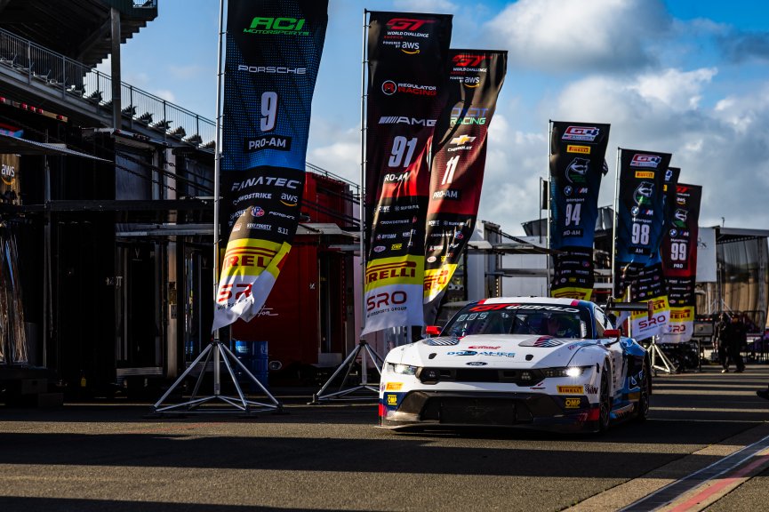 Paddock at GT World Challenge America Powered by AWS, SRO America, Sonoma Raceway, Sonoma, CA, March 28-30, 2025. #6 Ford Mustang GT3 of Scott Dollahite and Anthony Lazzaro, Dollahite Racing, Pro-Am
