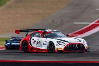 #34 Mercedes-AMG GT3 of Michai Stephens and Mikael Grenier, JMF Motorsports, Pro, GT World Challenge America Powered by AWS, SRO America, Circuit of the Americas, Austin, TX, April 25-27, 2025.
 | Fabian Lagunas | www.lagunasphotography.com | For SRO Motorsports Group 2025
