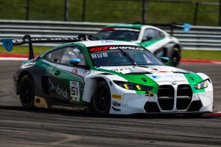 #51 BMW M4 GT3 EVO of Varun Choksey and Bill Auberlen, Random Vandals Racing, Pro, GT World Challenge America Powered by AWS, SRO America, Circuit of the Americas, Austin, TX, April 25-27, 2025.
 | Fabian Lagunas | www.lagunasphotography.com | For SRO Motorsports Group 2025