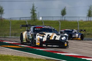 #2 Aston Martin Vantage AMR GT3 EVO of Jason Bell and Michael Cooper, RacersEdge, Pro-Am, GT World Challenge America Powered by AWS, SRO America, Circuit of the Americas, Austin, TX, April 25-27, 2025.
 | Fabian Lagunas | www.lagunasphotography.com | For SRO Motorsports Group 2025