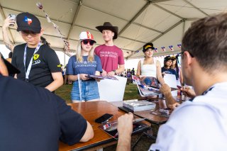 Autograph session at GT World Challenge America Powered by AWS, SRO America, Circuit of the Americas, Austin, TX, April 25-27, 2025.
 | Fabian Lagunas | www.lagunasphotography.com | For SRO Motorsports Group 2025