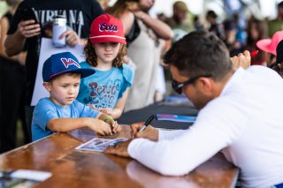 Autograph session at GT World Challenge America Powered by AWS, SRO America, Circuit of the Americas, Austin, TX, April 25-27, 2025.
 | Fabian Lagunas | www.lagunasphotography.com | For SRO Motorsports Group 2025
