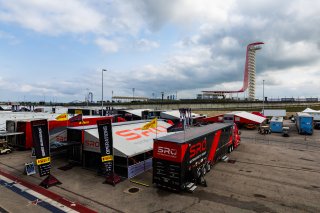 Paddock at GT World Challenge America Powered by AWS, SRO America, Circuit of the Americas, Austin, TX, April 25-27, 2025.
 | Fabian Lagunas | www.lagunasphotography.com | For SRO Motorsports Group 2025