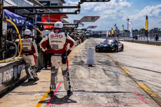 Paddock at GT World Challenge America Powered by AWS, SRO America, Sebring International Raceway, Sebring, FL, May 15-18, 2025.
 | Fabian Lagunas | www.lagunasphotography.com | For SRO Motorsports Group 2025
