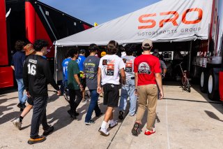 Paddock at GT World Challenge America Powered by AWS, SRO America, Sebring International Raceway, Sebring, FL, May 15-18, 2025.
 | Fabian Lagunas | www.lagunasphotography.com | For SRO Motorsports Group 2025