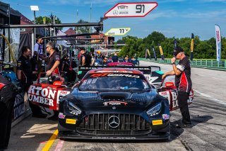 #91 Mercedes-AMG GT3 of Jeff Burton and Philip Ellis, Regulator Racing, Pro-Am, GT World Challenge America Powered by AWS, SRO America, Virginia International Raceway, Alton, VA, July 18-20, 2025
 | Fabian Lagunas | www.lagunasphotography.com | For SRO Motorsports Group 2025