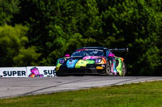 #32 Porsche 992 GT3 R of Kyle Washington and Tom Sargent, GMG Racing, Pro-Am, GT World Challenge America Powered by AWS, SRO America, Virginia International Raceway, Alton, VA, July 18-20, 2025.
 | Fabian Lagunas | www.lagunasphotography.com | For SRO Motorsports Group 2025
