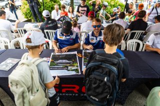 Autograph session at GT World Challenge America Powered by AWS, SRO America, Road America, Elkhart Lake, WI, Aug 15 - 17, 2025
 | Fabian Lagunas | www.lagunasphotography.com | For SRO Motorsports Group 2025