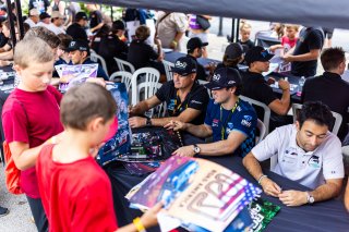 Autograph session at GT World Challenge America Powered by AWS, SRO America, Road America, Elkhart Lake, WI, Aug 15 - 17, 2025
 | Fabian Lagunas | www.lagunasphotography.com | For SRO Motorsports Group 2025