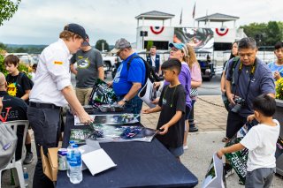 Autograph session at GT World Challenge America Powered by AWS, SRO America, Road America, Elkhart Lake, WI, Aug 15 - 17, 2025
 | Fabian Lagunas | www.lagunasphotography.com | For SRO Motorsports Group 2025