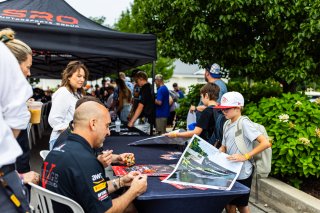 Autograph session at GT World Challenge America Powered by AWS, SRO America, Road America, Elkhart Lake, WI, Aug 15 - 17, 2025
 | Fabian Lagunas | www.lagunasphotography.com | For SRO Motorsports Group 2025