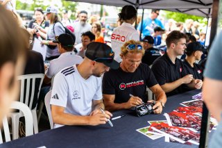 Autograph session at GT World Challenge America Powered by AWS, SRO America, Road America, Elkhart Lake, WI, Aug 15 - 17, 2025
 | Fabian Lagunas | www.lagunasphotography.com | For SRO Motorsports Group 2025