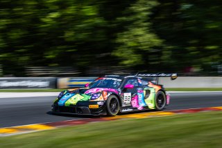 #32 Porsche 992 GT3 R of Kyle Washington and Tom Sargent, GMG Racing, GT World Challenge America, Pro-Am, SRO America, Road America, Elkhart Lake, WI, Aug 15 - 17, 2025
 | Fabian Lagunas | www.lagunasphotography.com | For SRO Motorsports Group 2025