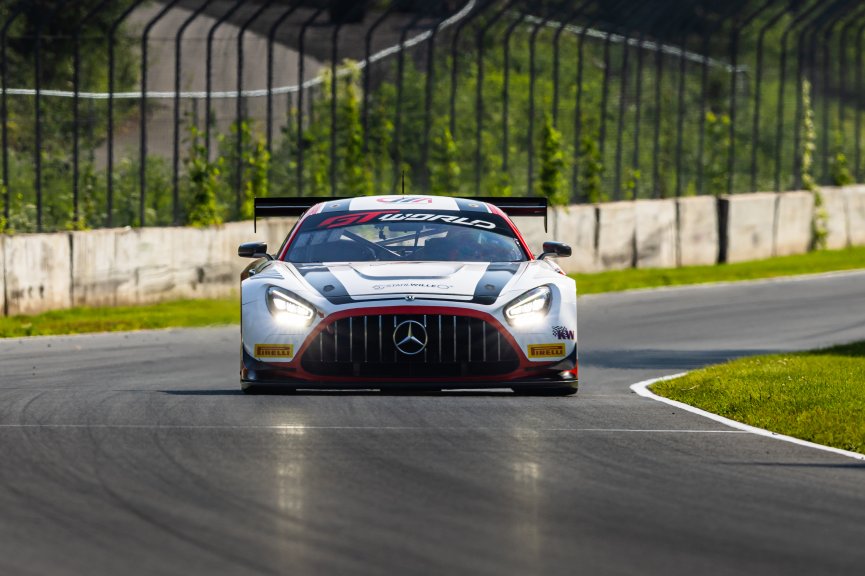 #34 Mercedes-AMG GT3 of Michai Stephens and Mikael Grenier, JMF Motorsports, GT World Challenge America, Pro, SRO America, Road America, Elkhart Lake, WI, Aug 15 - 17, 2025
