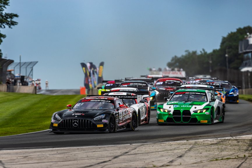 #91 Mercedes-AMG GT3 of Jeff Burton and Philip Ellis, Regulator Racing, GT World Challenge America, Pro-Am, SRO America, Road America, Elkhart Lake, WI, Aug 15 - 17, 2025

