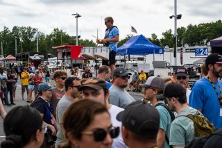 Grid walk at GT World Challenge America Powered by AWS, SRO America, Road America, Elkhart Lake, WI, August 14-17, 2025.
 | SRO Motorsports Group