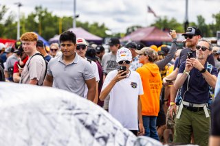 Grid walk at GT World Challenge America Powered by AWS, SRO America, Road America, Elkhart Lake, WI, Aug 15 - 17, 2025
 | Fabian Lagunas | www.lagunasphotography.com | For SRO Motorsports Group 2025