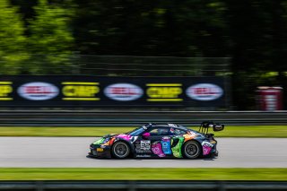#32 Porsche 992 GT3 R of Kyle Washington and Tom Sargent, GMG Racing, GT World Challenge America, Pro-Am, SRO America, Barber Motorsports Park, Birmingham, AL, Sept 5 - 7, 2025
 | Fabian Lagunas | www.lagunasphotography.com | For SRO Motorsports Group 2025