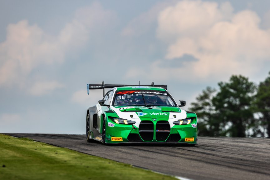 #99 BMW M4 GT3 of Kenton Koch and Connor De Phillippi, Random Vandals Racing, GT World Challenge America, Pro, SRO America, Barber Motorsports Park, Birmingham, AL, Sept 5 - 7, 2025
