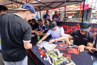 Autograph session at GT World Challenge America Powered by AWS, SRO America, Barber Motorsports Park, Birmingham, AL, Sept 5 - 7, 2025
 | Fabian Lagunas | www.lagunasphotography.com | For SRO Motorsports Group 2025