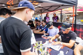 Autograph session at GT World Challenge America Powered by AWS, SRO America, Barber Motorsports Park, Birmingham, AL, Sept 5 - 7, 2025
 | Fabian Lagunas | www.lagunasphotography.com | For SRO Motorsports Group 2025