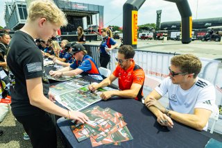 Autograph session at GT World Challenge America Powered by AWS, SRO America, Barber Motorsports Park, Birmingham, AL, Sept 5 - 7, 2025
 | Fabian Lagunas | www.lagunasphotography.com | For SRO Motorsports Group 2025