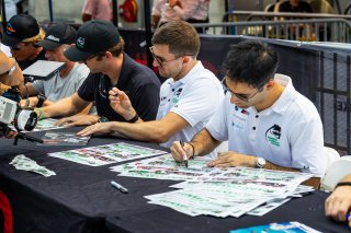 Autograph session at GT World Challenge America Powered by AWS, SRO America, Barber Motorsports Park, Birmingham, AL, Sept 5 - 7, 2025
 | Fabian Lagunas | www.lagunasphotography.com | For SRO Motorsports Group 2025
