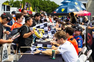 Autograph session at GT World Challenge America Powered by AWS, SRO America, Barber Motorsports Park, Birmingham, AL, Sept 5 - 7, 2025
 | Fabian Lagunas | www.lagunasphotography.com | For SRO Motorsports Group 2025