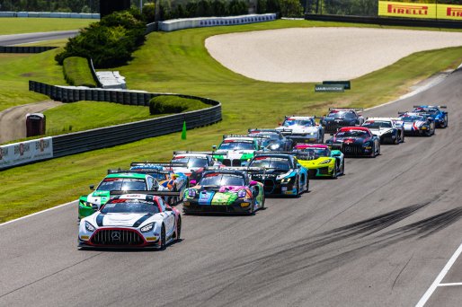 #34 Mercedes-AMG GT3 of Michai Stephens and Mikael Grenier, JMF Motorsports, GT World Challenge America, Pro, SRO America, Barber Motorsports Park, Birmingham, AL, Sept 5 - 7, 2025
 | Fabian Lagunas | www.lagunasphotography.com | For SRO Motorsports Group 2025
