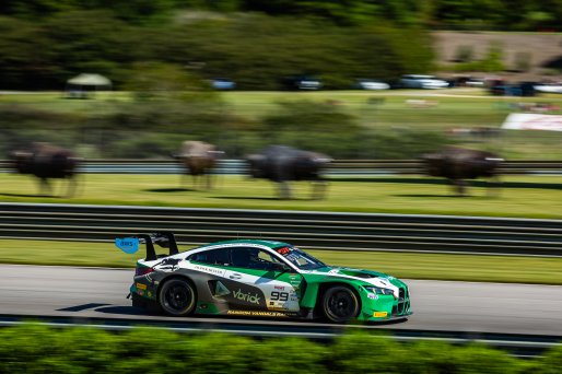 #99 BMW M4 GT3 of Kenton Koch and Connor De Phillippi, Random Vandals Racing, GT World Challenge America, Pro, SRO America, Barber Motorsports Park, Birmingham, AL, Sept 5 - 7, 2025
 | Fabian Lagunas | www.lagunasphotography.com | For SRO Motorsports Group 2025