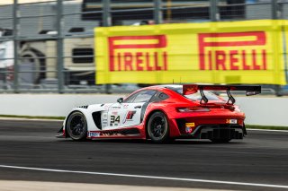 #34 Mercedes-AMG GT3 EVO of Michai Stephens / Mikael Grenier / Lucas Auer, JMF Motorsports, Indy 8H, IGTC, Pro, SRO America, Indianapolis Motor Speedway, Indianapolis, IN, Oct 16–19, 2025
 | Fabian Lagunas | www.lagunasphotography.com | For SRO Motorsports Group 2025