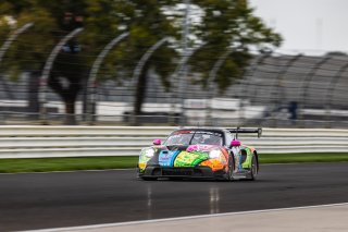 #32 Porsche 911 GT3 R (992) of Kyle Washington / Tom Sargent / Klaus Bachler, GMG Racing, Indy 8H, IGTC, Pro-Am, SRO America, Indianapolis Motor Speedway, Indianapolis, IN, Oct 16–19, 2025
 | Fabian Lagunas | www.lagunasphotography.com | For SRO Motorsports Group 2025