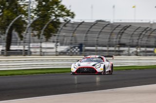 #34 Mercedes-AMG GT3 EVO of Michai Stephens / Mikael Grenier / Lucas Auer, JMF Motorsports, Indy 8H, IGTC, Pro, SRO America, Indianapolis Motor Speedway, Indianapolis, IN, Oct 16–19, 2025
 | Fabian Lagunas | www.lagunasphotography.com | For SRO Motorsports Group 2025