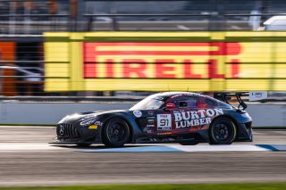 #91 Mercedes-AMG GT3 EVO of Jeff Burton / Daan Arrow / Philip Ellis, DXDT Racing, Indy 8H, IGTC, Pro-Am, SRO America, Indianapolis Motor Speedway, Indianapolis, IN, Oct 16–19, 2025
 | Fabian Lagunas | www.lagunasphotography.com | For SRO Motorsports Group 2025