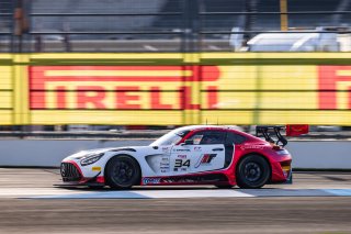#34 Mercedes-AMG GT3 EVO of Michai Stephens / Mikael Grenier / Lucas Auer, JMF Motorsports, Indy 8H, IGTC, Pro, SRO America, Indianapolis Motor Speedway, Indianapolis, IN, Oct 16–19, 2025
 | Fabian Lagunas | www.lagunasphotography.com | For SRO Motorsports Group 2025