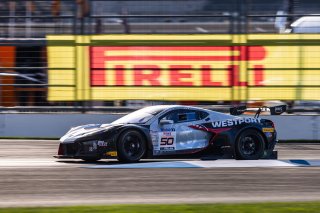 #50 Chevrolet Corvette Z06 GT3.R of Ross Chouest / Aaron Povoledo / Nicky Catsburg, Chouest Povoledo Racing, Indy 8H, Pro-Am, SRO America, Indianapolis Motor Speedway, Indianapolis, IN, Oct 16&ndash;19, 2025
 | Fabian Lagunas | www.lagunasphotography.com | For SRO Motorsports Group 2025