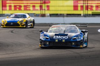 #16 Ferrari 296 GT3 of Marcelo Hahn / Christian Hahn / Allam Khodair, AF Corse USA, Indy 8H, IGTC, Pro-Am, SRO America, Indianapolis Motor Speedway, Indianapolis, IN, Oct 16–19, 2025
 | Fabian Lagunas | www.lagunasphotography.com | For SRO Motorsports Group 2025