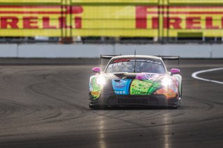 #32 Porsche 911 GT3 R (992) of Kyle Washington / Tom Sargent / Klaus Bachler, GMG Racing, Indy 8H, IGTC, Pro-Am, SRO America, Indianapolis Motor Speedway, Indianapolis, IN, Oct 16–19, 2025
 | Fabian Lagunas | www.lagunasphotography.com | For SRO Motorsports Group 2025