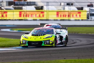 #11 Chevrolet Corvette Z06 GT3.R of Blake McDonald / Alec Udell / Matt Bell, DXDT Racing, Indy 8H, Pro-Am, SRO America, Indianapolis Motor Speedway, Indianapolis, IN, Oct 16–19, 2025
 | Fabian Lagunas | www.lagunasphotography.com | For SRO Motorsports Group 2025