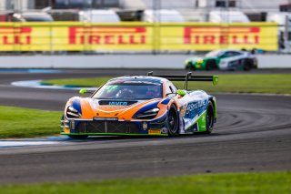 #88 McLaren 720S GT3 EVO of Todd Coleman / Thomas Merrill / Aaron Telitz, Archangel Motorsports, Indy 8H, Pro-Am, SRO America, Indianapolis Motor Speedway, Indianapolis, IN, Oct 16–19, 2025
 | Fabian Lagunas | www.lagunasphotography.com | For SRO Motorsports Group 2025